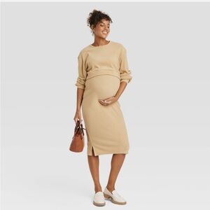 Match Back Ribbed Maternity Coordinate Set - Isabel Maternity by Ingrid & Isabel